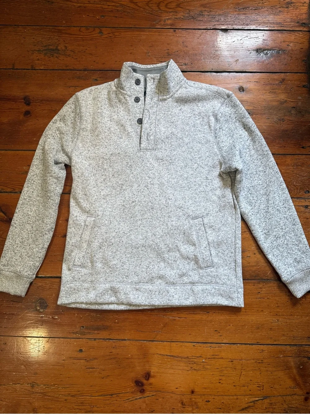 Banana Republic Light Gray Heathered Pullover